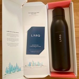 LARQ Bottle PureVis™ 25 oz in Obsidian Black brand new in box